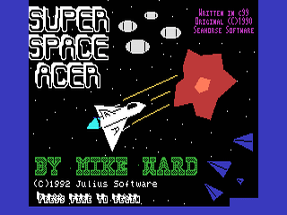 Super Space Acer opening screen